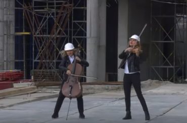 Артисты региона выступили на стройке